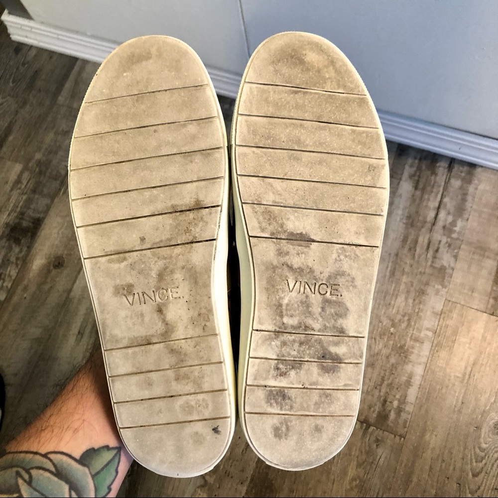 Vince Reptile Gray Snake Python Slip On Casual Sh… - image 2